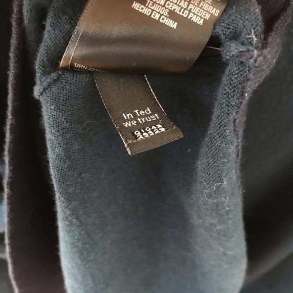 Ted Baker dark teal and navy knit sweater - Picture 10 of 11